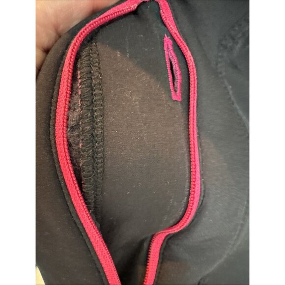lululemon polartec black & hot pink fleece lined jacket size 6 running dance - Picture 10 of 14